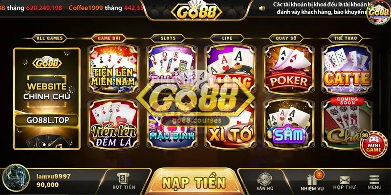 Slots game đa dạng các trò chơi hấp dẫn